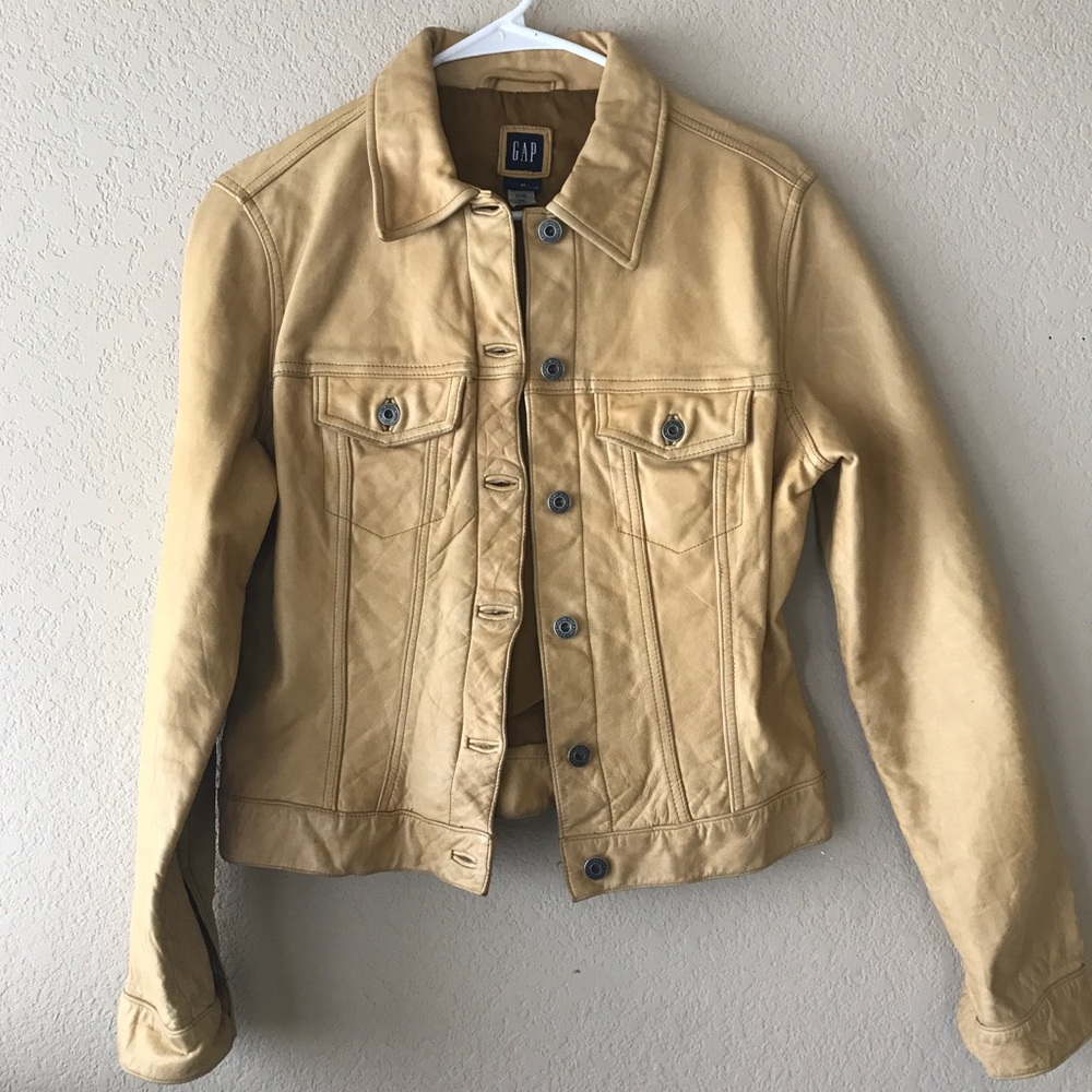 Genuine leather Gap jacket vintage Medium